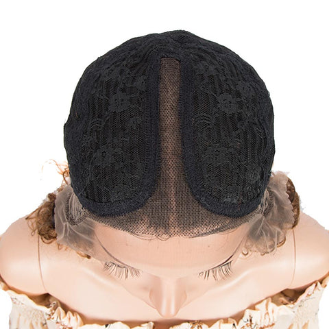 Image of Rebecca Fashion Wavy Part Lace Human Hair Wigs For Black Women MONA Part Lace Wigs