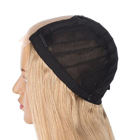 Image of Rebecca Fashion G Blond 100% Straight Human Hair Wigs 4x4 Lace Closure Wigs 150% Density