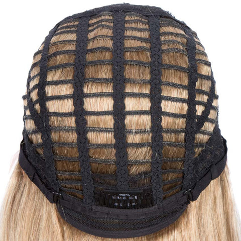 Image of Rebecca Fashion Brown Blonde Highlights Bob Wig 12 Inch Part Lace Human Hair Wig