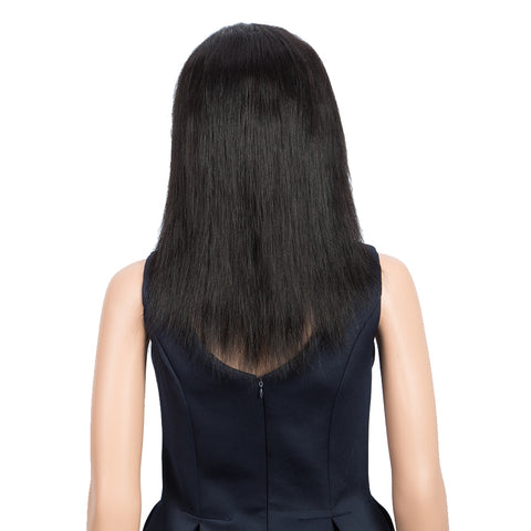 Image of Rebecca Fashion Remy Human Hair Wigs 13x2 Lace Frontal Wigs Straight Hair Wig 150% Density Natural Color