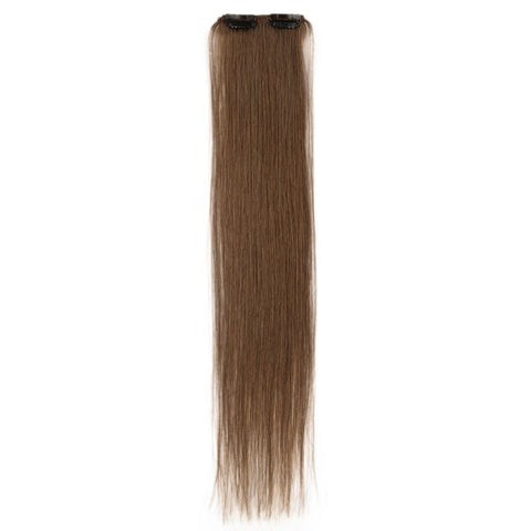Image of Rebecca Fashion Remy Clip In Human Hair Extensions Straight Clip on Human Hair Brown Color 7 Pcs