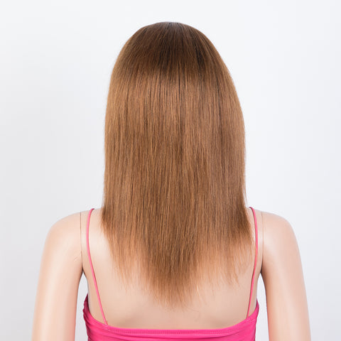 Image of Rebecca fashion Headband Straight Wigs Human Hair Wigs 130% Density Human Hair Headband Wig For Women