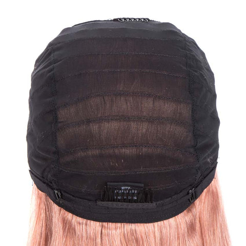 Image of Rebecca Fashion 4*4 Lace Closure Pink Straight Hair Wig 150% Density Colored Wigs