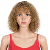 Rebecca Fashion Ombre Bob Wig With Bangs 10 inch TT2-27 Curly Wigs