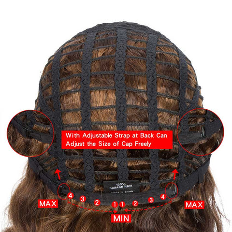 Image of Rebecca Fashion Deep Wavy Human Hair Wigs P-Color Wig With Bangs 9 Inch