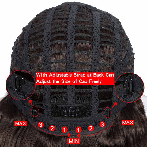 Image of Rebecca Fashion Ombre Brown HD Lace Front Wigs Human Hair Body Wave Wigs Middle Part