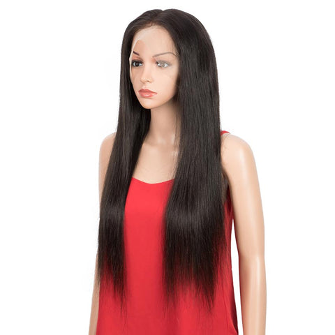 Image of Rebecca Fashion 28inch Straight Full Lace Human Hair Wigs 150% Density Remy Hair Wig