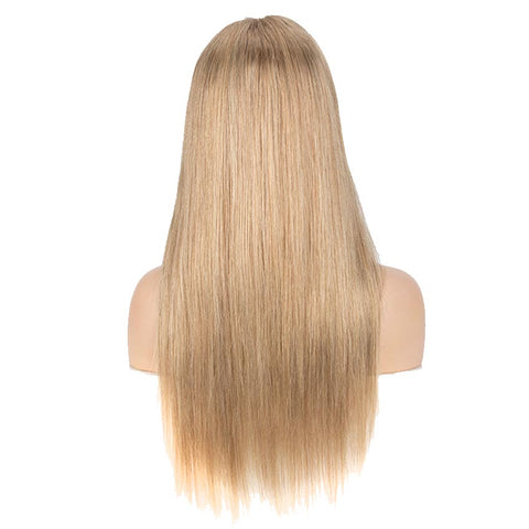 Image of Rebecca Fashion G Blond 100% Straight Human Hair Wigs 4x4 Lace Closure Wigs 150% Density