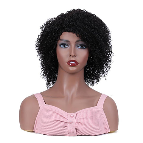 Image of Rebecca Fashion Short Curly Wig 100% Human Hair Kinky Curly Wigs For Black Women