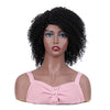 Rebecca Fashion Short Curly Wig 100% Human Hair Kinky Curly Wigs For Black Women