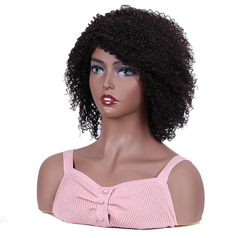 Image of Rebecca Fashion Short Curly Wig 100% Human Hair Kinky Curly Wigs For Black Women