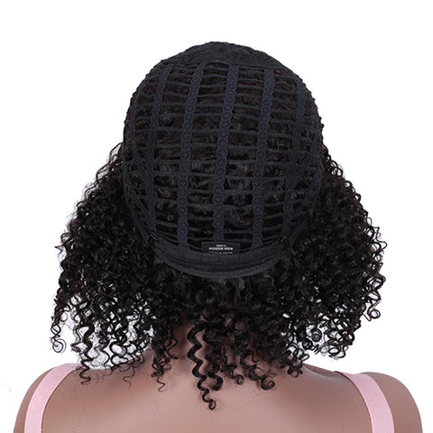 Image of Rebecca Fashion Short Curly Wig 100% Human Hair Kinky Curly Wigs For Black Women