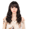 Rebecca Fashion Human Hair Wig with Bangs Natural Color Wigs for Women