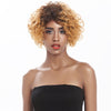 Rebecca Fashion Ombre Color Short Wavy Bob Wigs TT2/27 Cute Human Hair Wig