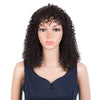 Rebecca Brazilian Short Curly Bob Wig Human Hair Wigs With Bangs Machine Made Wigs For Women Remy Curly Bob Wig With Bangs