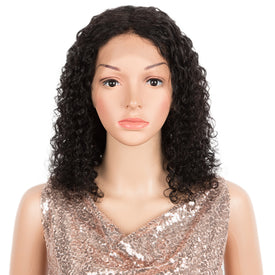 Rebecca Fashion T Lace Human Hair Wigs Deep Wave Lace Front Wig Pre-plucked Hairline with Baby Hair Wigs Natural Color
