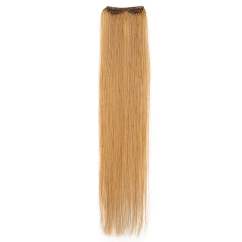 Image of Rebecca Fashion Remy Clip In Human Hair Extensions Straight Clip on Human Hair Brown Blonde Color 7 Pcs