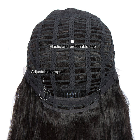 Image of Rebecca Fashion Remy Human Hair Wigs 13x2 Lace Frontal Wigs Straight Hair Wig 150% Density Natural Color