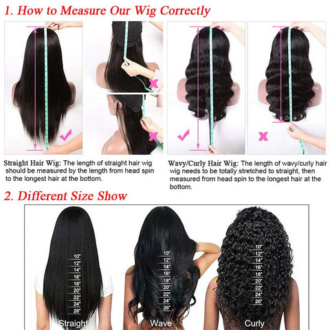 Image of Rebecca Fashion Body Wave Human Hair Wigs 13x4 Lace Frontal Wigs Human Hair For Black Women