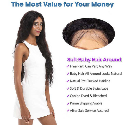 Image of Rebecca Fashion Body Wave Human Hair Wigs 13x4 Lace Frontal Wigs Human Hair For Black Women