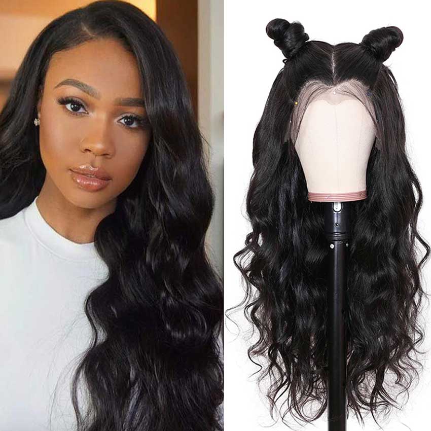 Rebecca Fashion 13x4 Lace Front Wigs Body Wave Human Hair Wigs