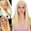 Rebecca Fashion Blonde Straight 13x6 Lace Front Wig Human Hair 150% Density