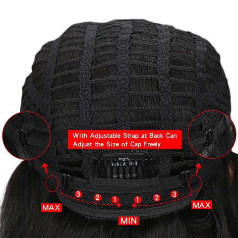 Image of Rebecca Fashion Short Bob Lace Front Wigs Human Hair 10 inch Natural Black Color
