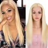 Rebecca Fashion #613 Blonde 13x4 Lace Frontal Wigs Straight Human Hair Wigs 150% Density